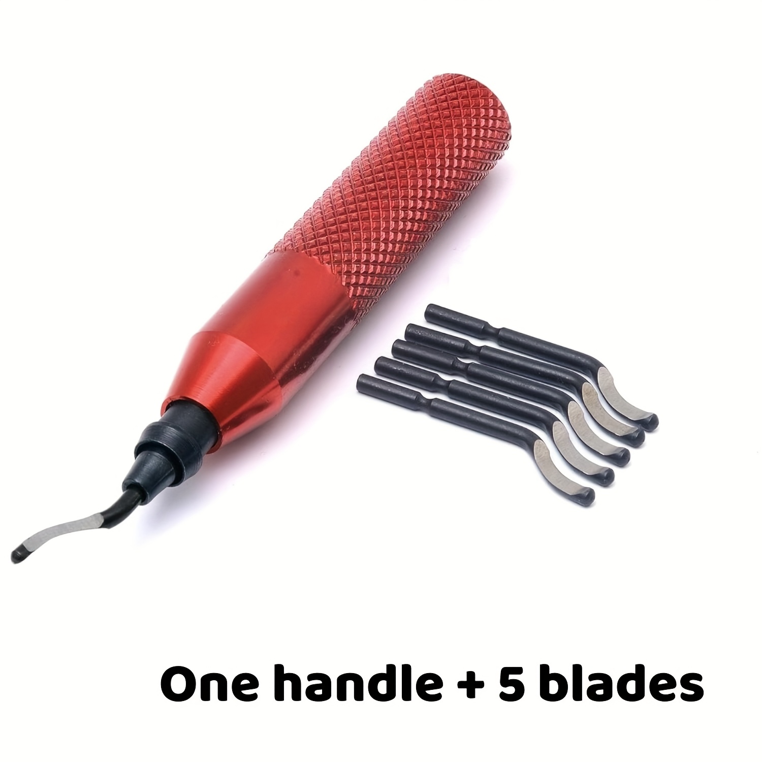 TEMU Tooling Deburring Tool Kit With 5 High Bs1010 | Burr Removal On,,, And Pvc Plumbing Pipes, 3d Printing Plastics, Resin Art, And Metal Work