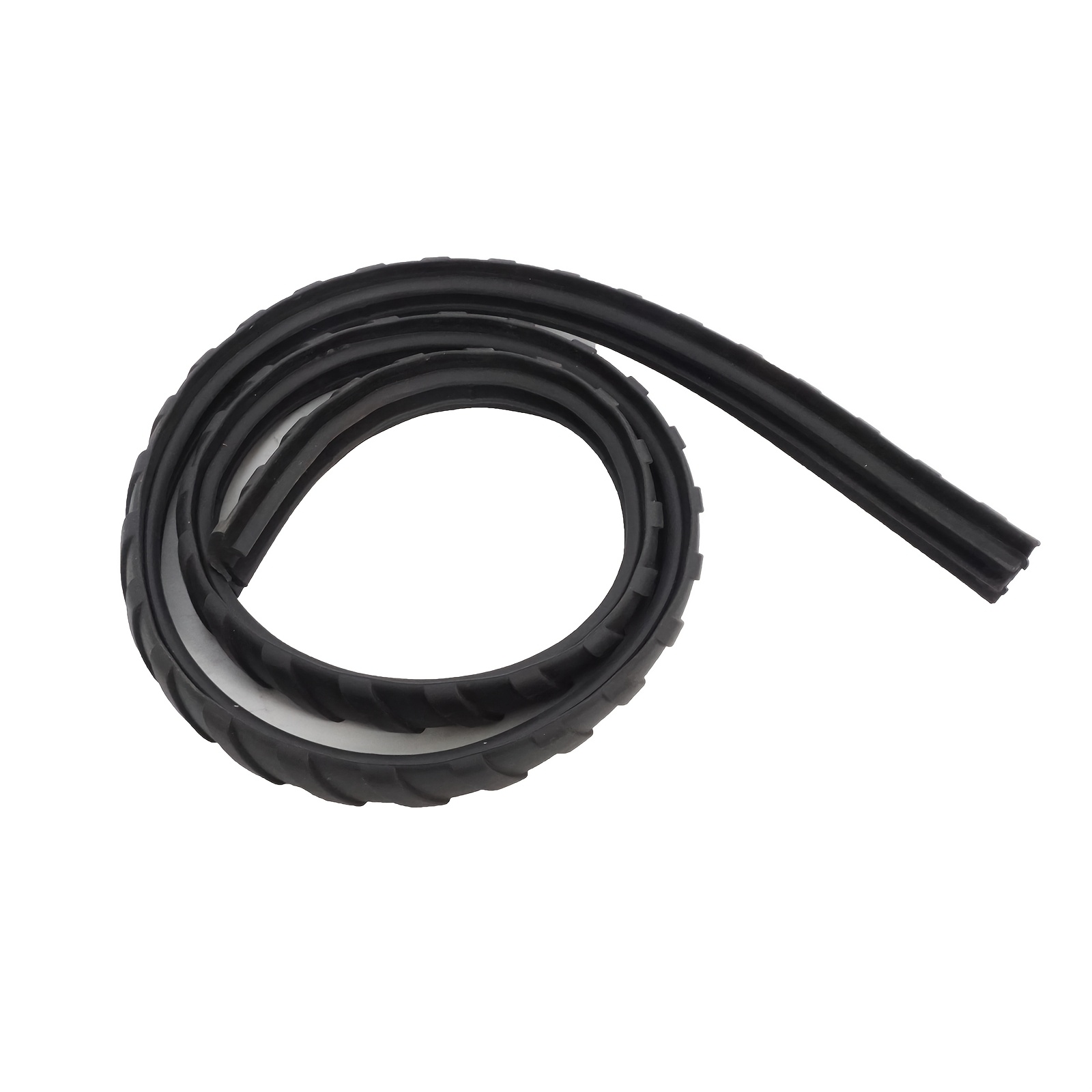 TEMU Universal Roof Rack Noise Reduction Rubber Strip, Compatible With For Model 3/y And Most Wing-shaped Crossbars, Wind Whistle Sealant Strip