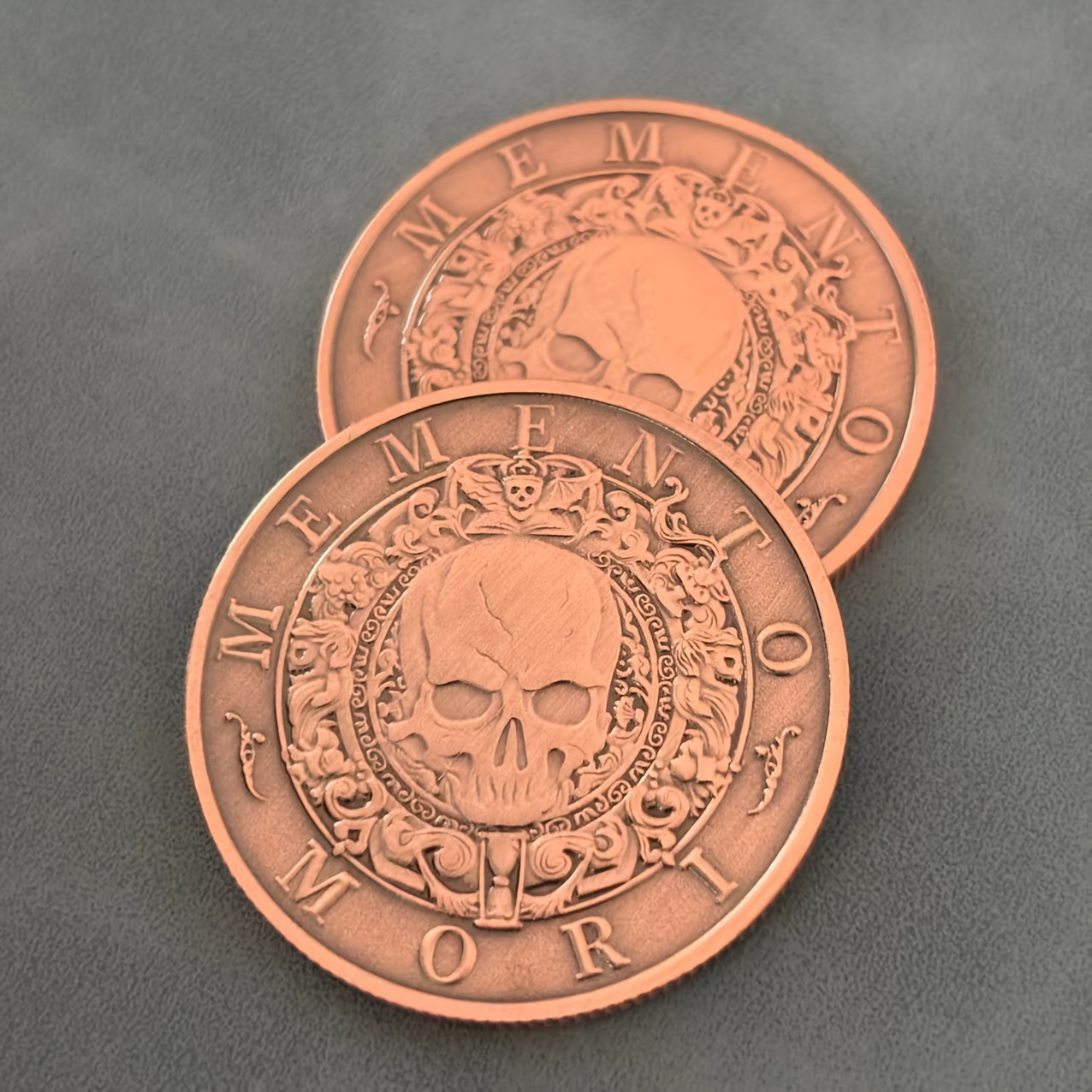 1 шт. монета с 3d-рельефным черепом - железный  , батарейки не требуются,   для вечеринок и мероприятий подробные сведения 1