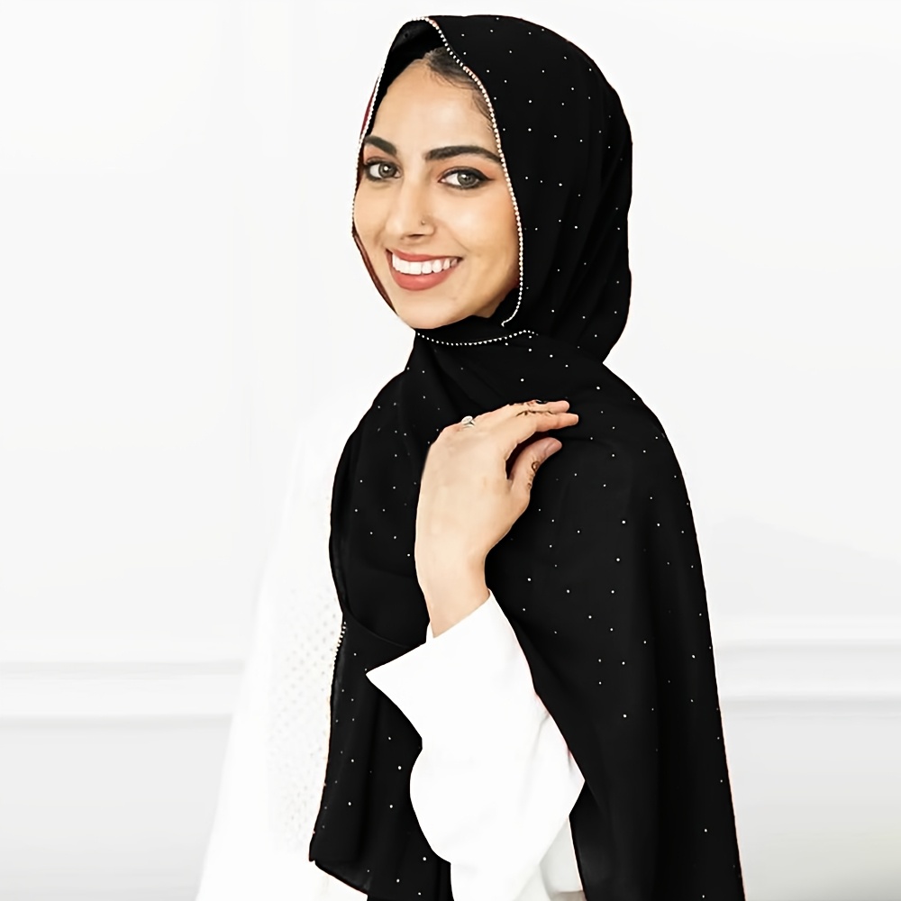 hijab with chiffon dupatta