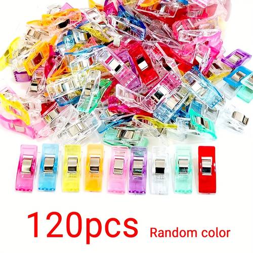 40 70 120pcs sewing clips multi purpose for fabric quilting art quilting book binding handmade projects multi purpose sewing clips diy sewing assistant mix colors