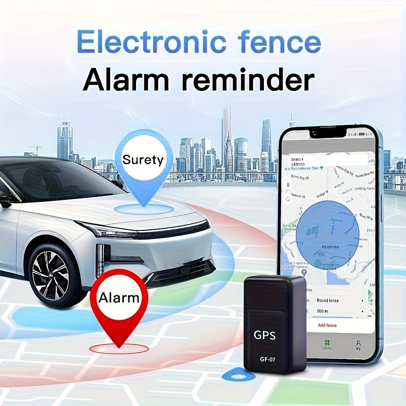 A Mini GPS Tracker with Wireless Magnetic Attachment for Vehicle And Pet Tracking, Easy to Install Anti-Loss Device for Real-Time Tracking, Compact And Secure Tool, Perfect Car Accessory Gift for Adults