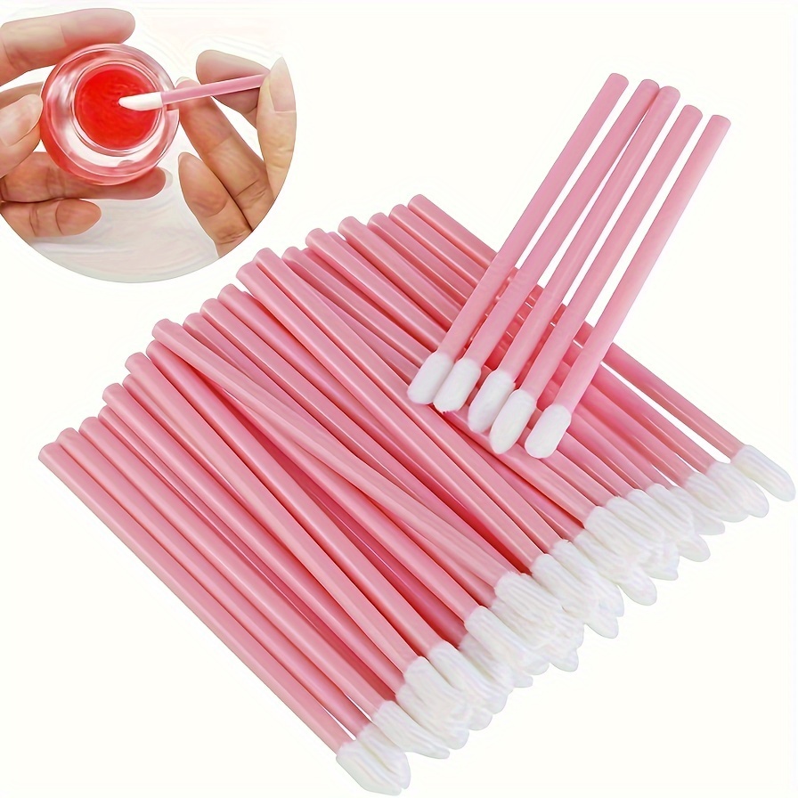 

Soft Bristle Lip Brush For Lipstick Application - Alcohol-free, Viscose Bristles, Suitable For All Skin Types, Abs Plastic Handle