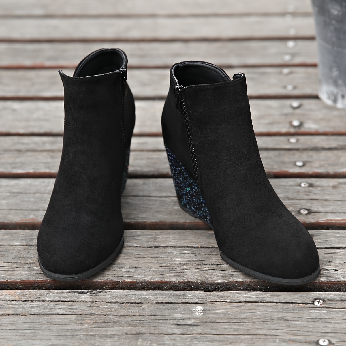 Chelsea Boots Stiefeletten Damen Mit Keilabsatz Chelsea Boot Damen