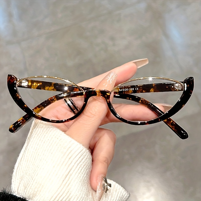 

Cat Eye Clear Lens Glasses Party Favors Decorative Glasses Retro Fashion Spectacles For Women