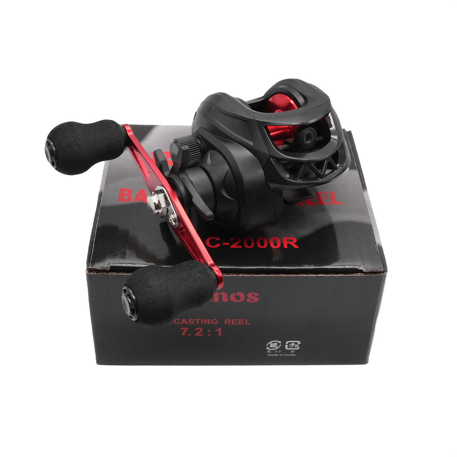 Image of Rooblinos Ac Water Drop Wheel, 7.2: Ratio, Resistance 8kg For Carp And Fishing, Suitable For Saltwater And Freshwater, The