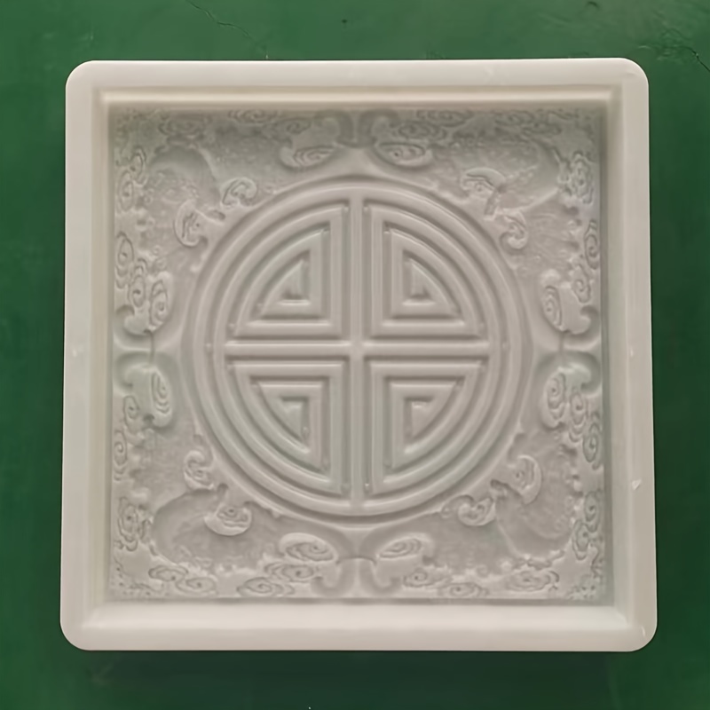 

1pc Plastic Garden Tile Mold - Cement Brick Paving & Stepping Stone Casting Tool