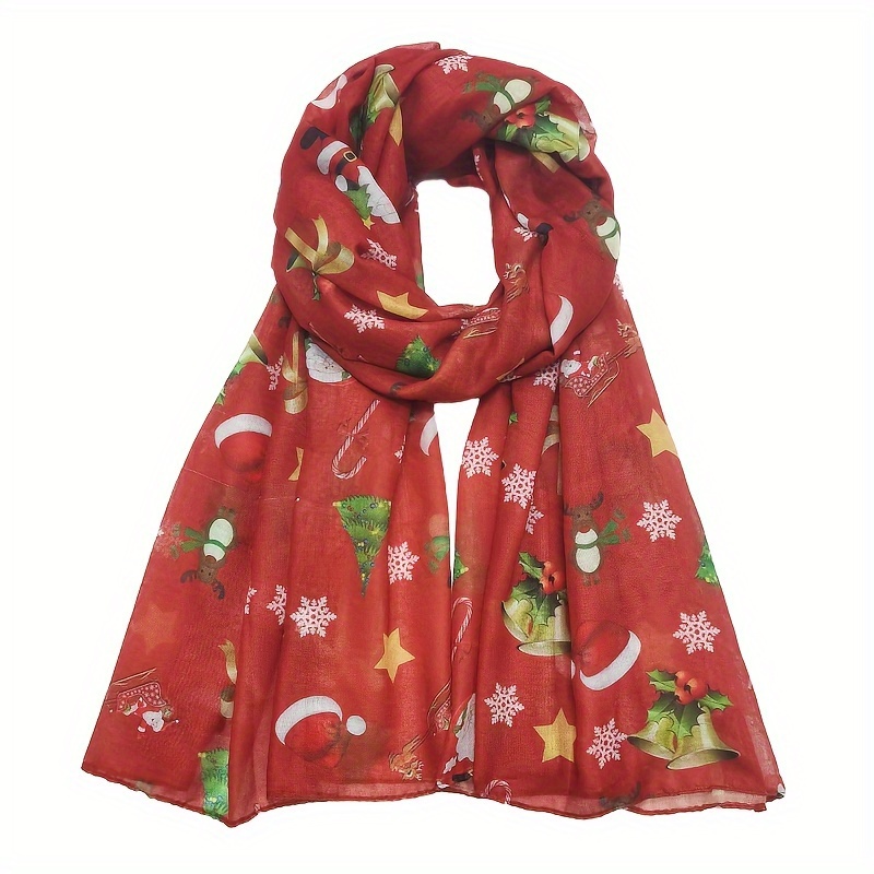 Sciarpe Natalizie Sciarpa Regalo Di Natale Sciarpa Natalizia Donna
