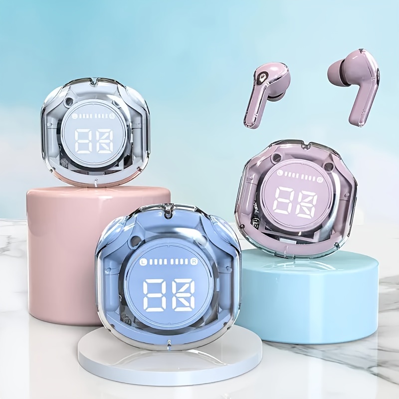 

Space Capsule In Ear Headphones Are Ergonomically Designed, With Dual Connections, Led Power Digital Display, And Low Latency And Low Power Consumption Headphones