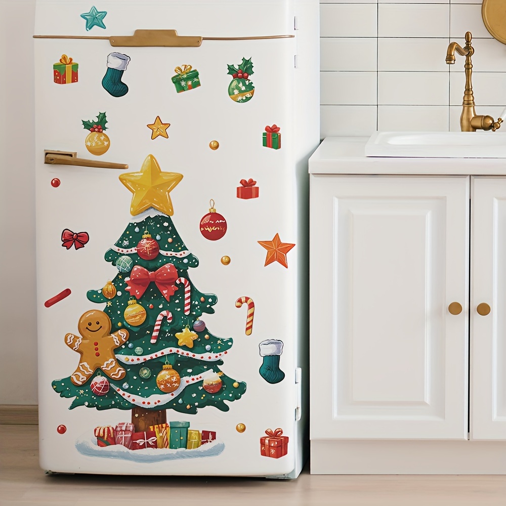 

Christmas Tree Decals - Diy For , , And Refrigerator Decor