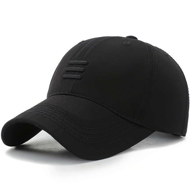 TEMU 1pc Men's Outdoor Baseball Cap, Adjustable Casual Hat, Suitable For Spring And Autumn , Travel And Beach Parties