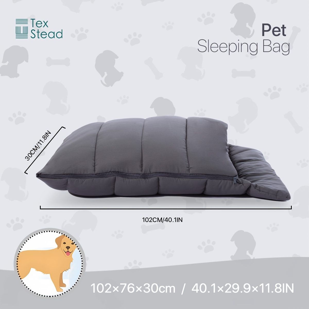   cave bed for small dogs cats durable washable polyester sleep sack for indoor pets Product details 2