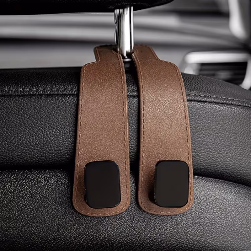 hooks for hanging bags on car headrests designed to organize and hold items on the back of seats Product details 5