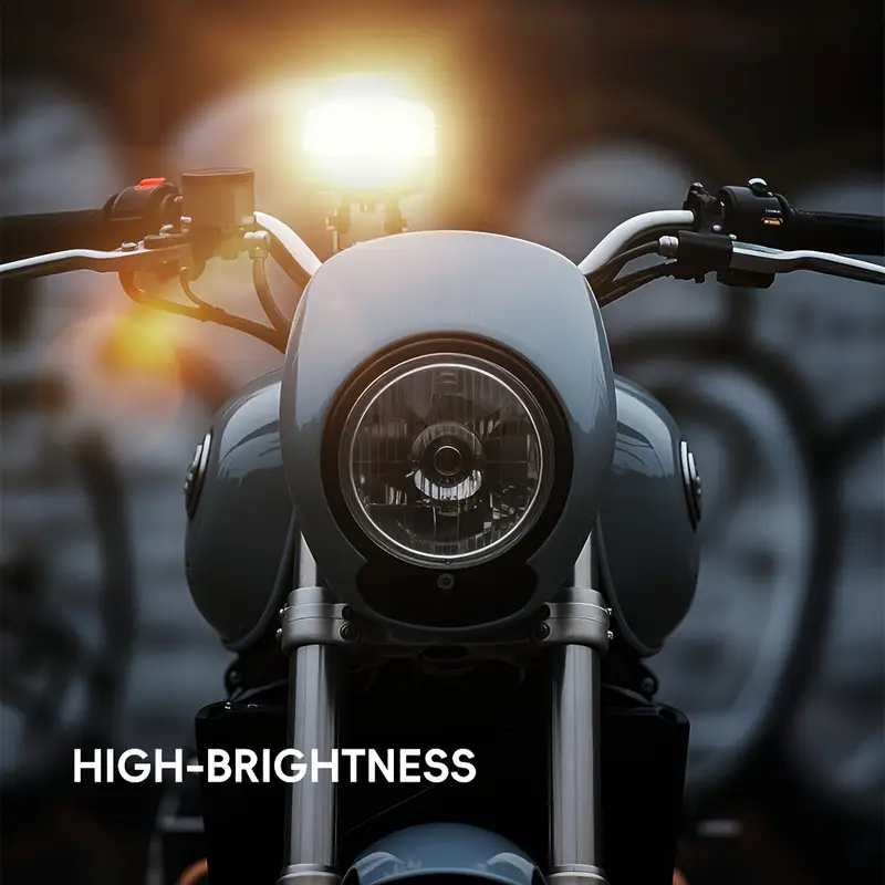 1pc 50w led auxiliary driving light aluminum alloy helmet lighting white yellow universal high brightness neon light 12v-24v suitable for motorcycle car off-road vehicle trailer utv , without battery, motorcycle helmet with visor, motorcycle helmet visor, motorcycle visor, car led light, car decor, car lighting/ambient interior Product details 4