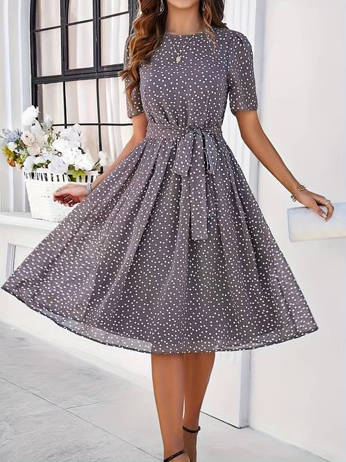 sukienka yudomi directional spring/summer casual w kropki