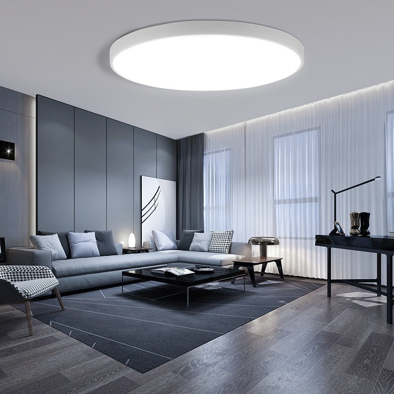 1pack 36w led ceiling light 6500k ultra thin   flush mount for living room bedroom kitchen hallway bathroom