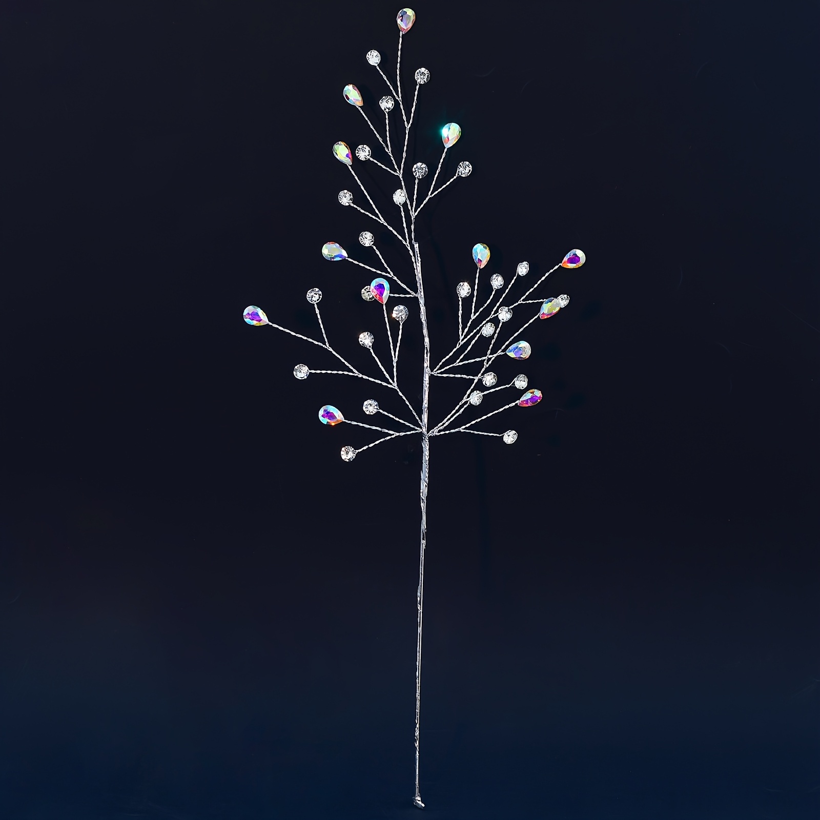 TEMU Handmade Rhinestone Artificial Flowers Suitable For Ramadan, Mardi Gras, Day &. Decorations - Multicolor Table Centerpieces For Home, Masquerade