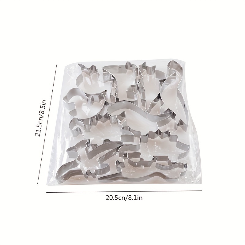 10pcs Dinosaur Cookie Cutter Set - Metal Baking Tools For , Fruits & Vegetables - Gadgets For Home And Restaurant Use, Cookie Tools