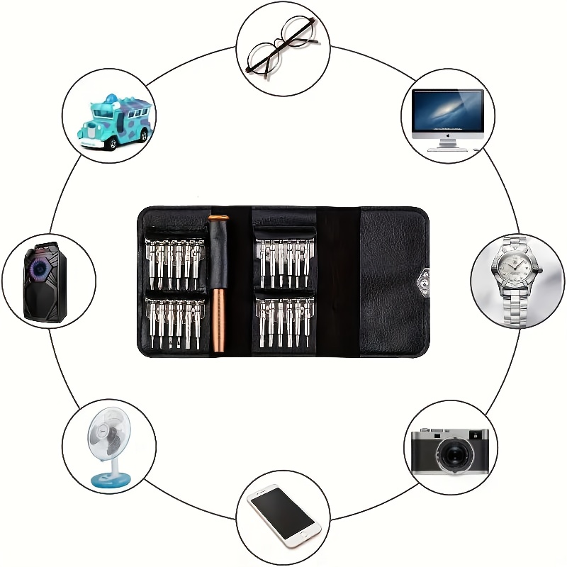 The Pocket 4-in-1 Electronics Screwdriver has a concealable
