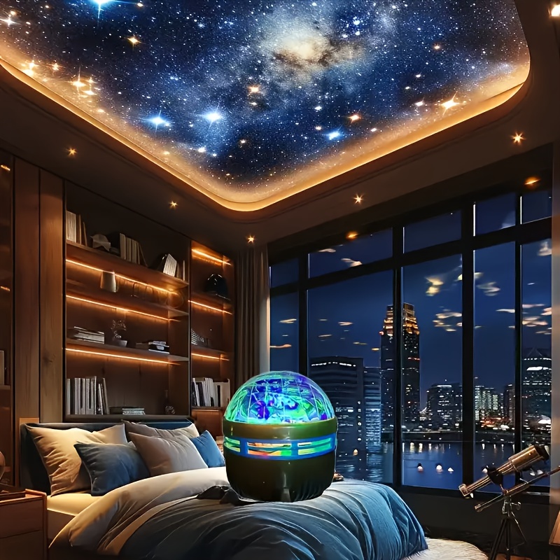 1pc of color rotating magic projection atmosphere lamp usb interface colorful lights night lights room led lights fairy lights room home decorations usb lamps lighting graduation gifts bedrooms living room decorations holiday gifts party parties happy birthdays and   computer accessories peripherals Product details 2