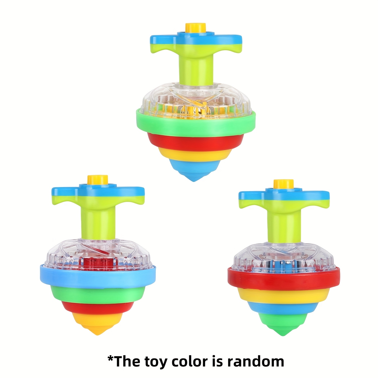 LED Spinning Top Flashing Toy for Ages 3-6