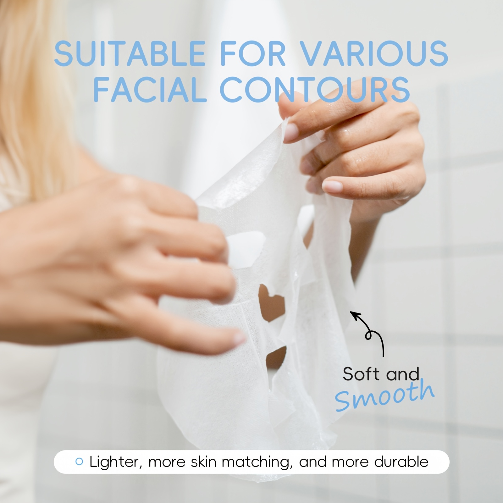 40pcs LAIKOU Milk Hydration Face Mask for All Skin Types