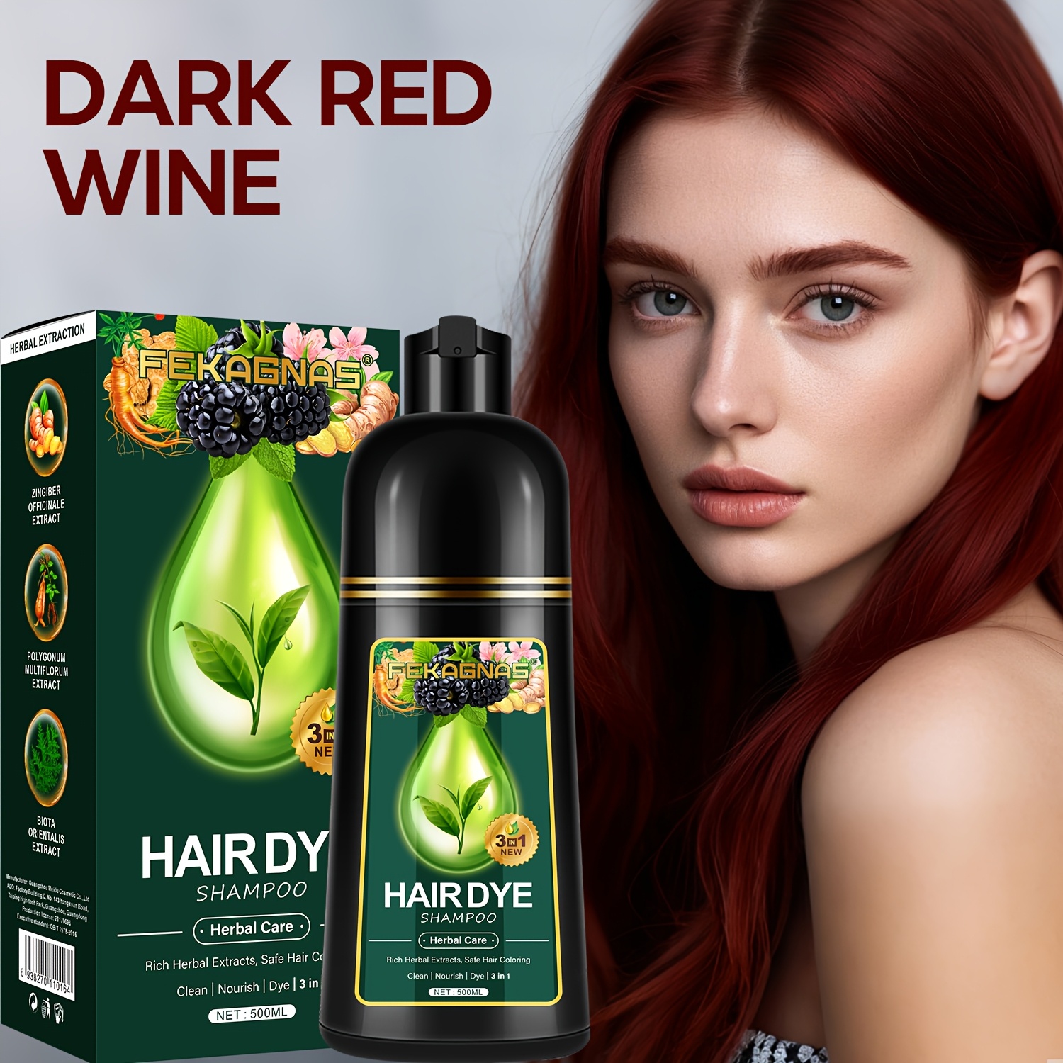 Natürliche Haarfarbe Auf Pflanzenbasis – Kastanienbraun, 80 Ml