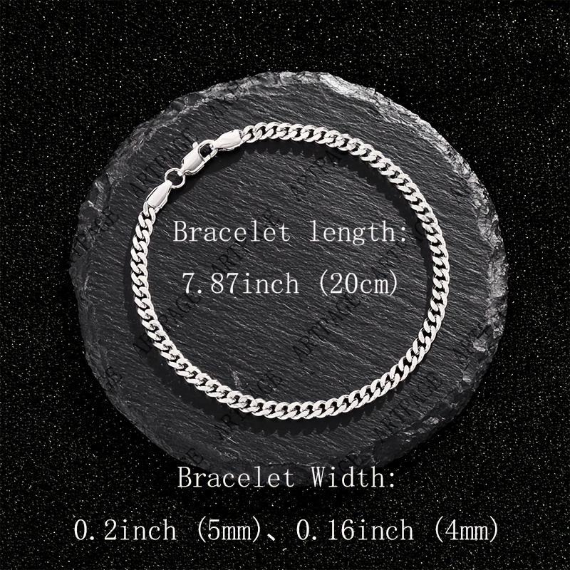 Image of 925 Silver, Women's Fashion Round Bracelet, Width 4mm/5mm, Snake Design, Fashionable Trend, , Daily Wear, Suitable As A Gift For Christmas, Valentine's Day, Mother's Day