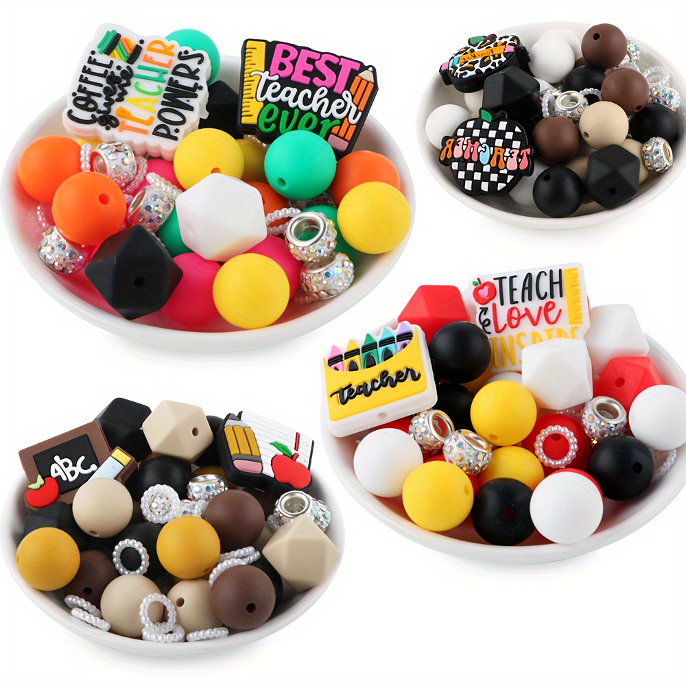 

50pcs Day Set - 15mm Round & For Diy Crafts, &
