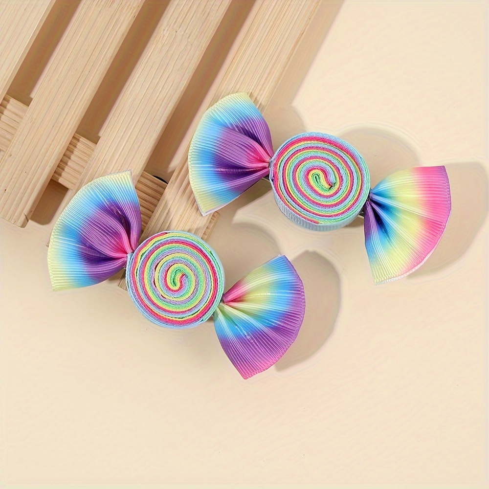 

2 Pcs Shaped - Barrettes Gradient Purple - Accessories For