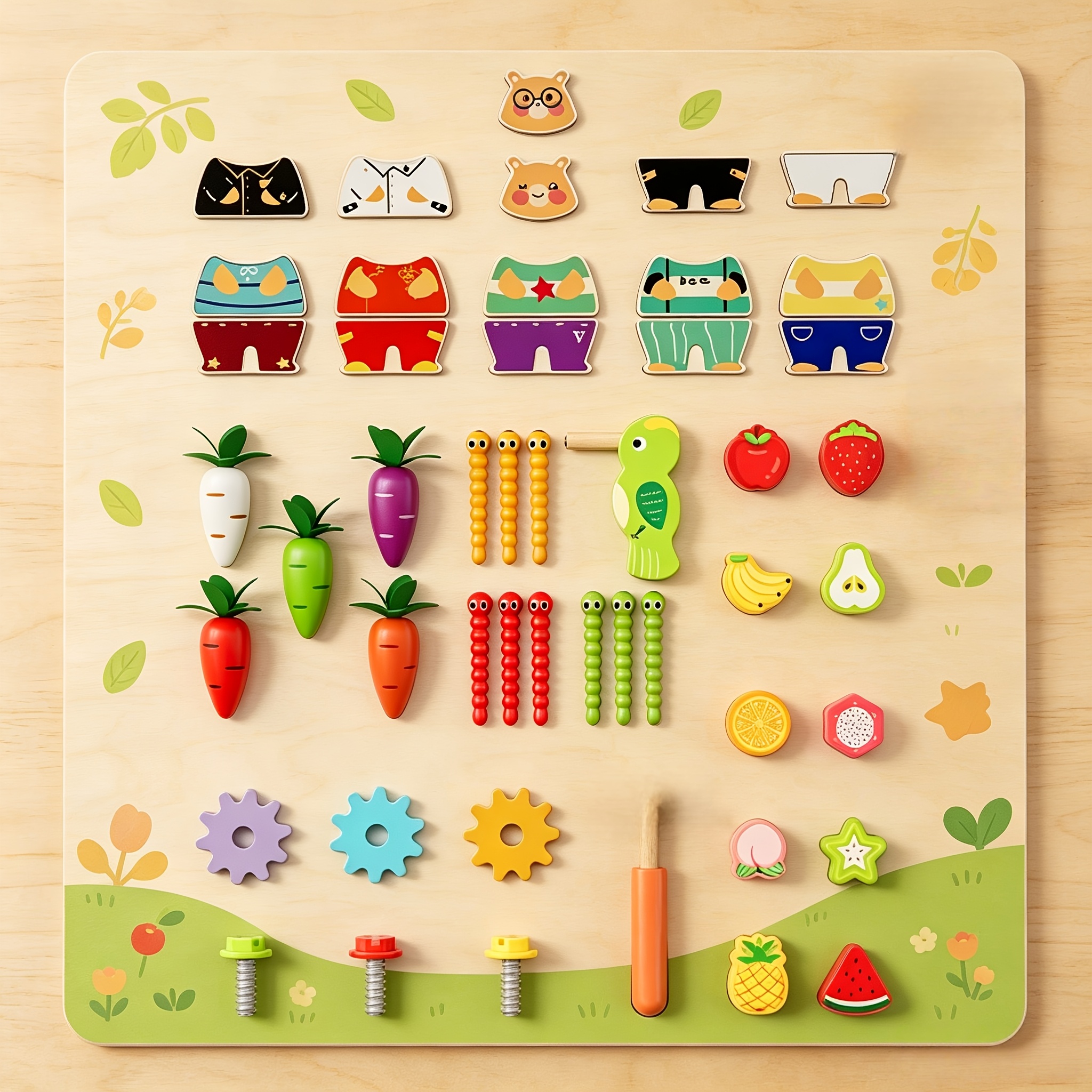 STEM Multi-Functional Wooden Brain Toy Gift Box