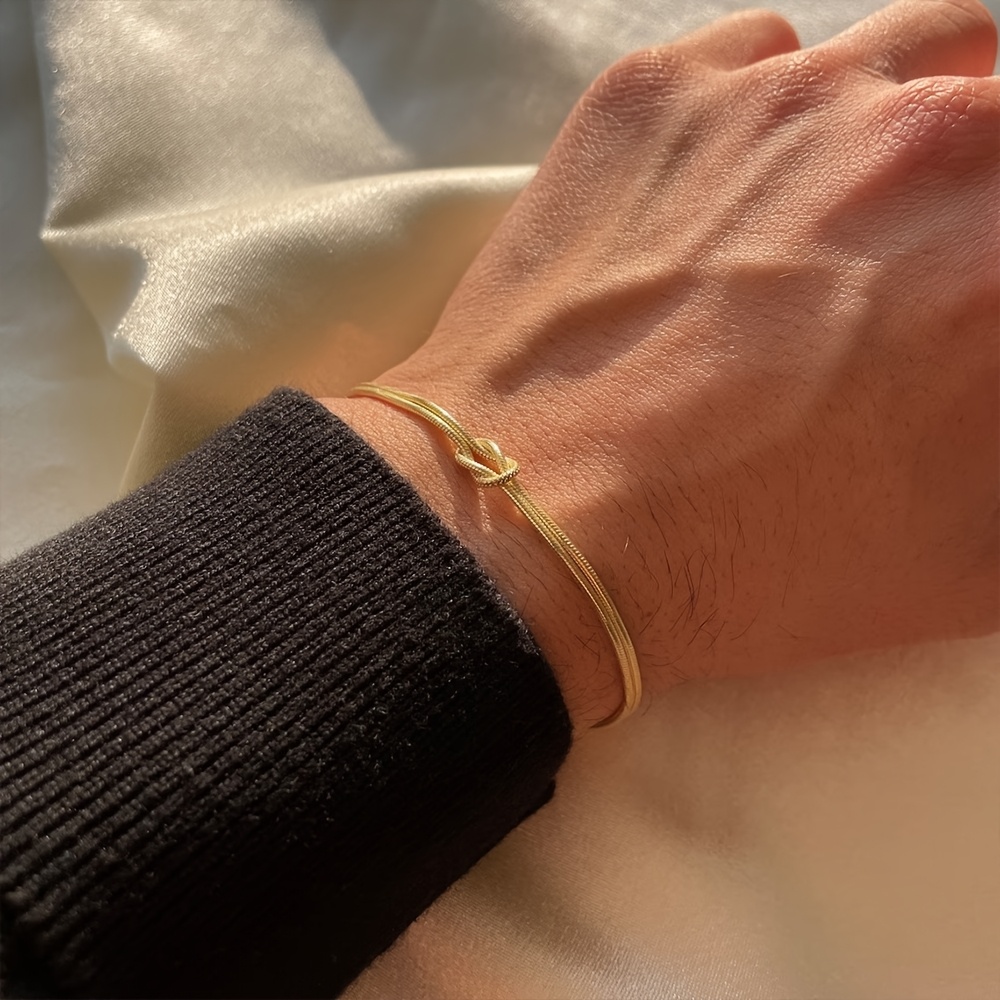 TEMU 1pc Pulsera Casual Fácil para Combinar, de Lujo, Accesorio Emocional para con