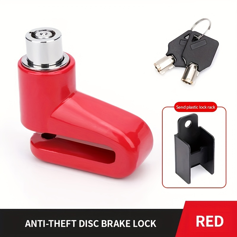 7mm Safety Lock For Motorcycle, Scooter, And Bike Brake Discs To Prevent Theft, Without Battery