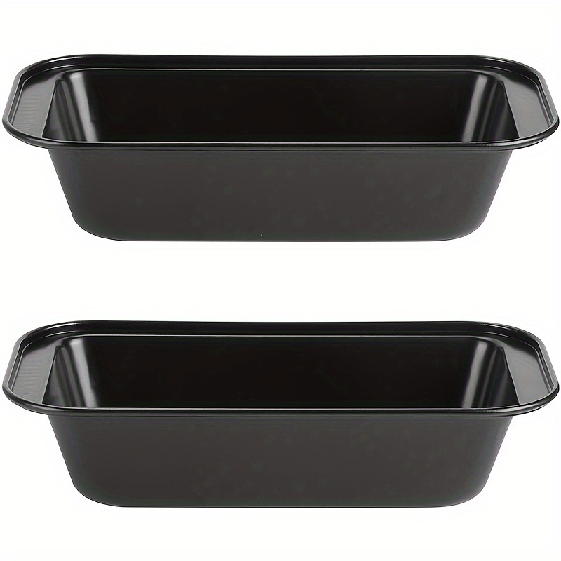 

2pcs, Loaf Pans (5.2''x10''x2.4''), Non-stick Baking Bread Pans, Toast Making Tool, Non-stick Bakeware, Oven Accessories, Baking Tools, Kitchen Accessories