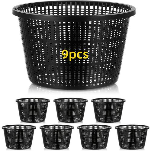 set di 9 cesti per piante da , cestello idroponico da 8,3 pollici, contenitore a rete per piante acquatiche, contenitore in rete plastica per , contenitore per a rete per acquario , , regali per la coltivazione, decorazione per la casa, regalo per il giardinaggio