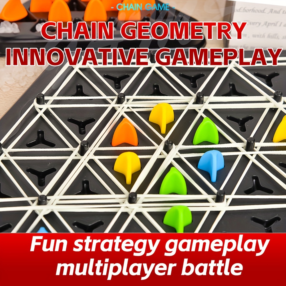 Triangular Interlocking Board Game Puzzle