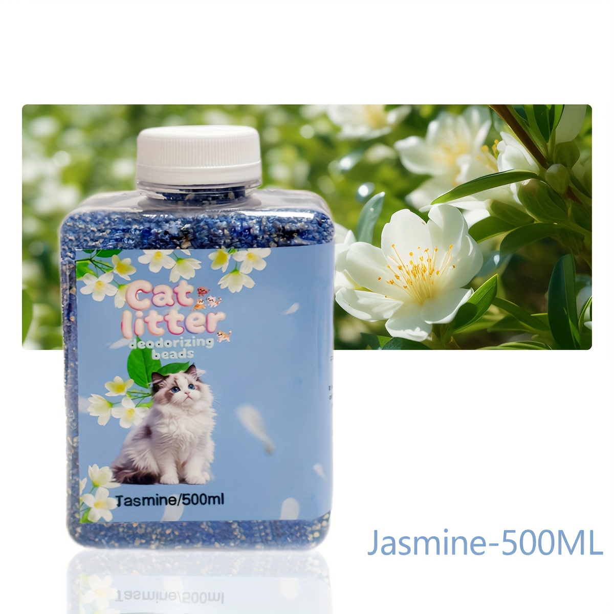 Image of 500 Ml/17.64 Oz Ultra-large Capacity Cat Litter Deodorant Beads - Multicolor Long-, Safe And Nontoxic For Pets, 5 Times The Capacity Of Conventional Deodorant, Special Deodorant For Cat Litter