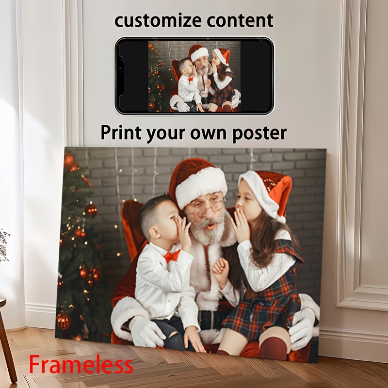 Custom Baby Photo Canvas Print - Frameless Wall Art