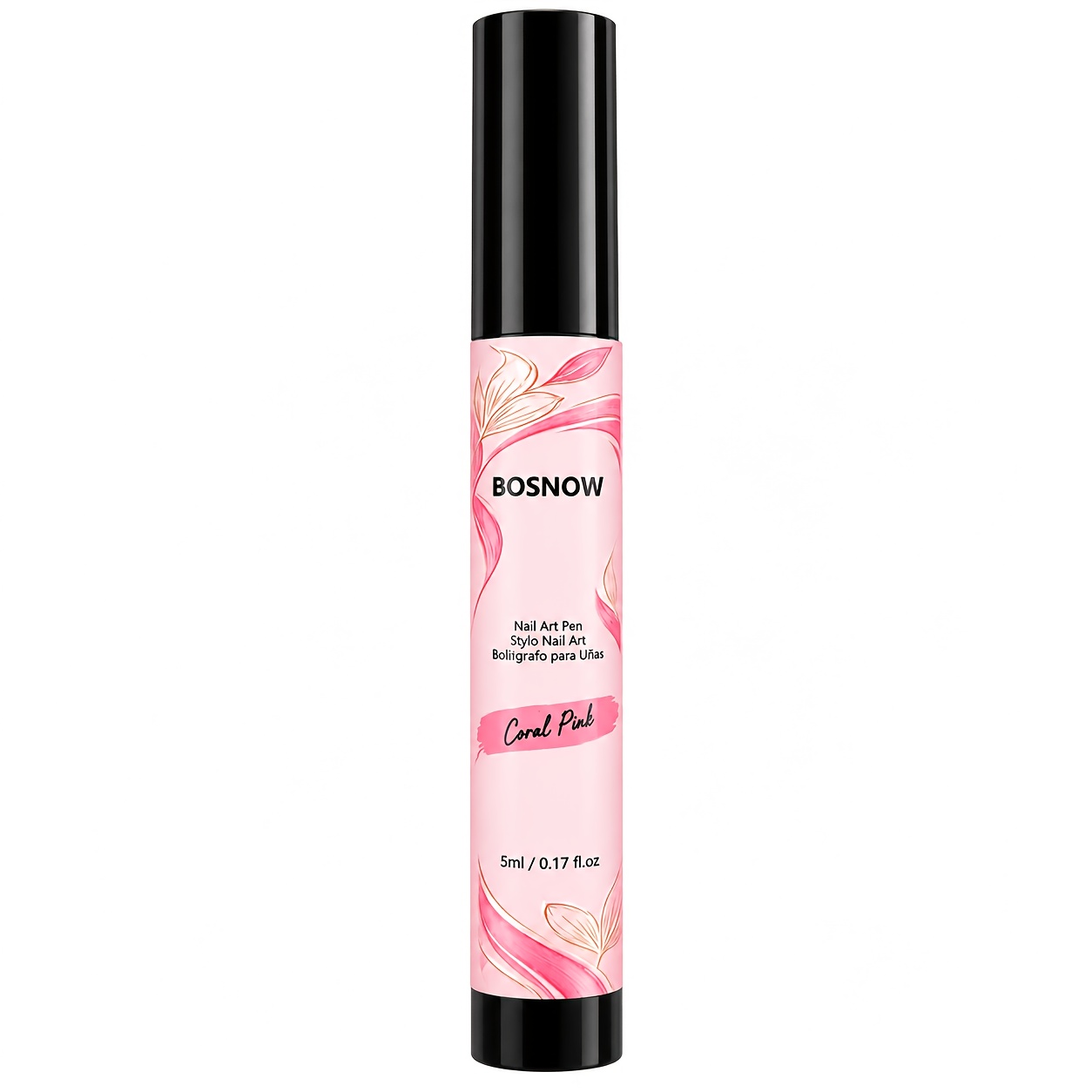 Image of Peach Nail Polish Pen, Quick-dry, No /led Lamp Needed, Precision Tip, , Beginner Friendly, Pearlescent , Alcohol-free, Low-odor, Nail Care And Strengthening, Portable Manicure