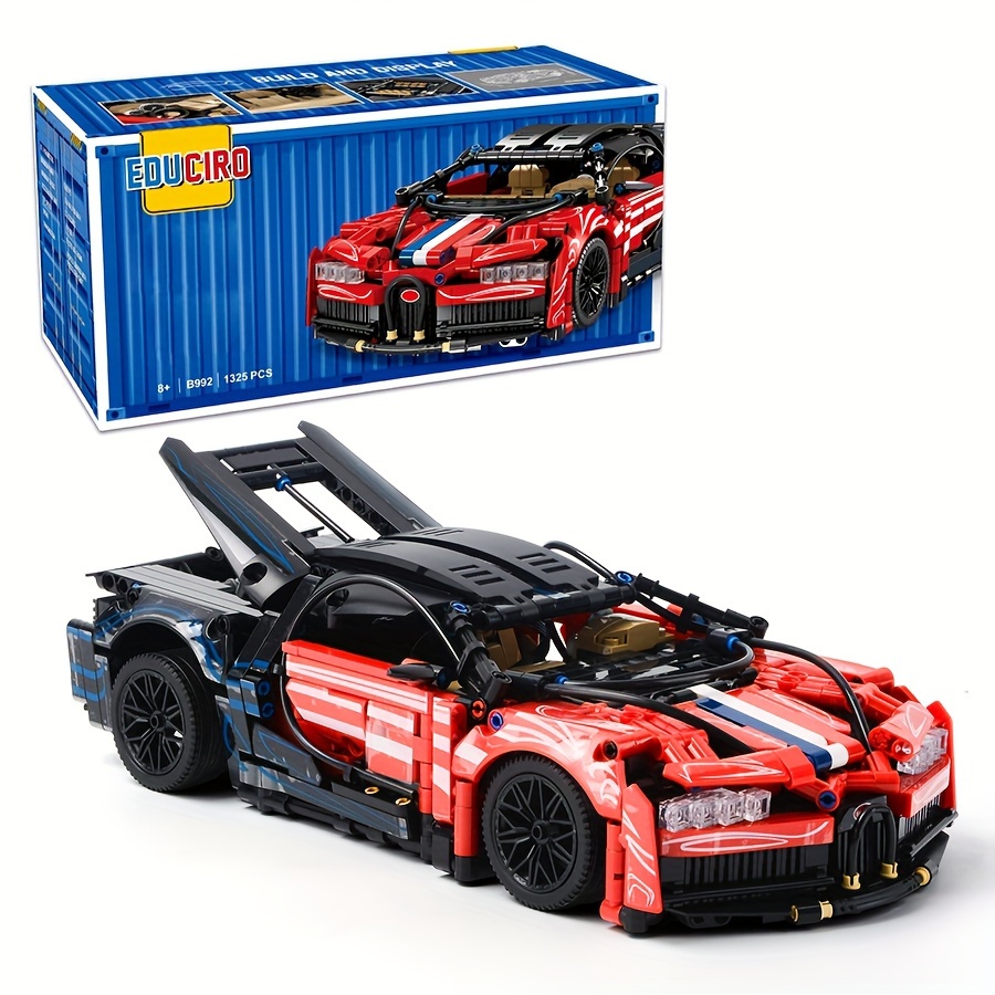 

Car Building Blocks Set, 1:14 Moc Toy Car Model Engineering Toy For Adult, Supercar With Authentic Features, Gift Idea That And (1325pcs)