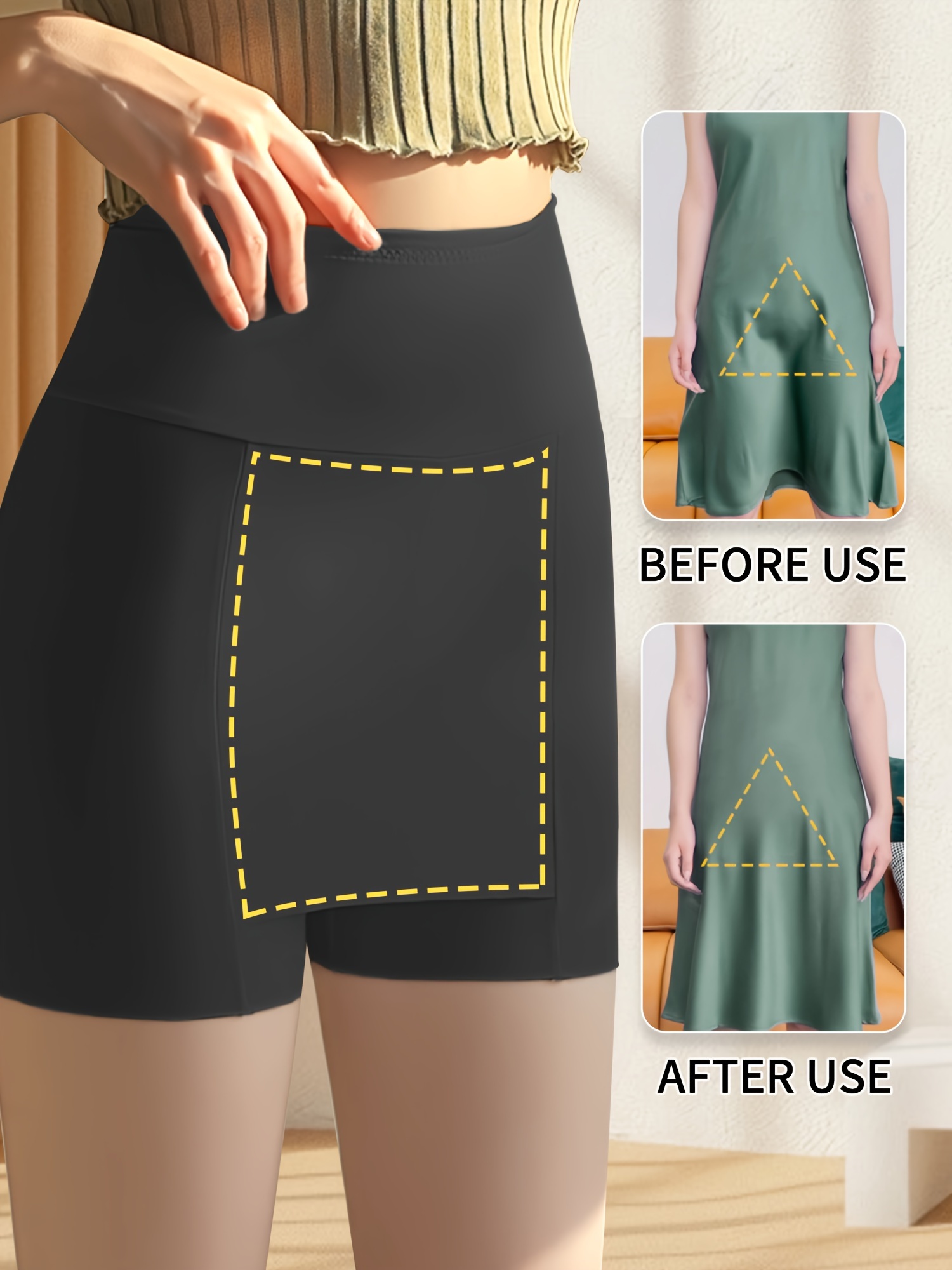 womens high waist tummy control safety pants seamless anti slip   lifting     Product details 9