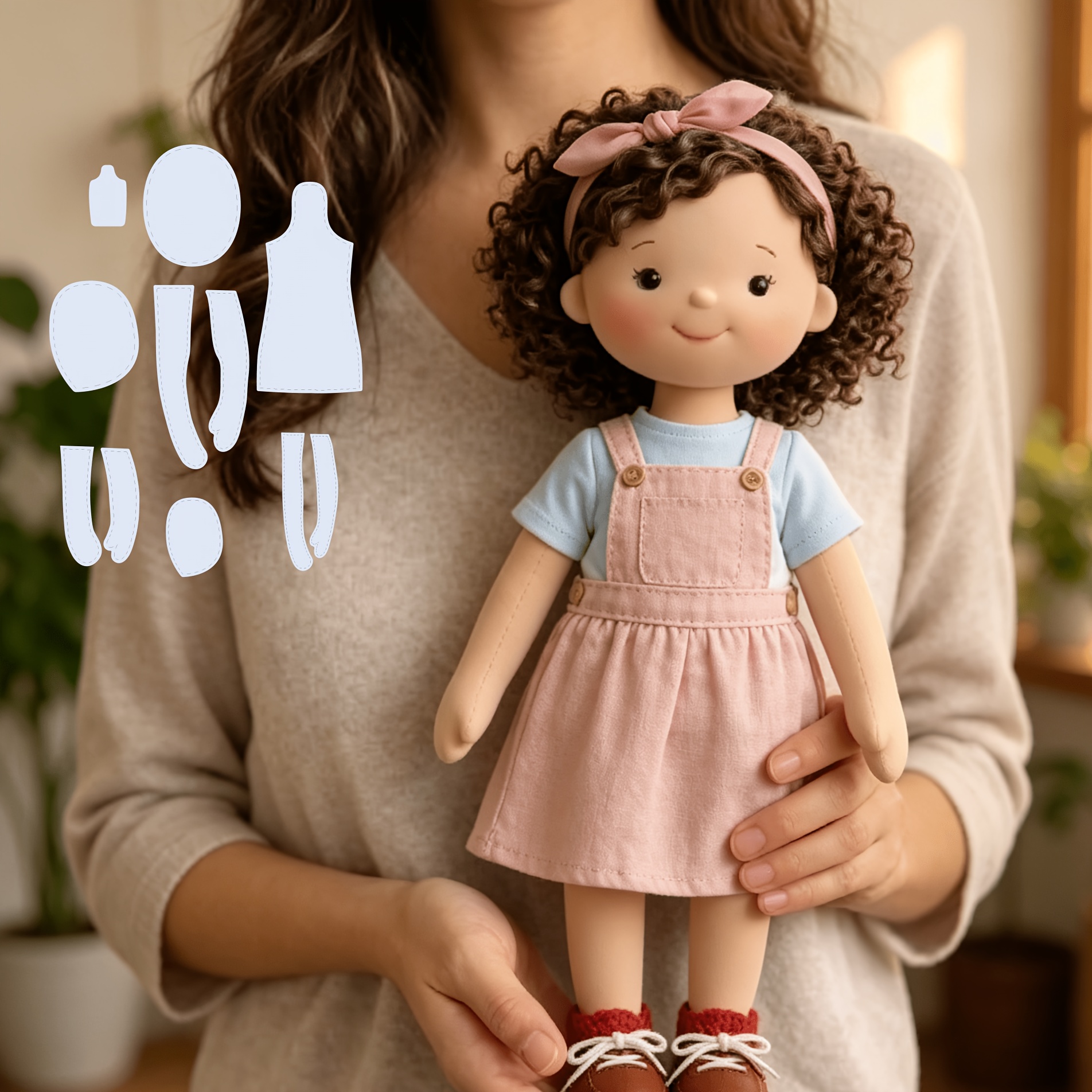 TEMU 1 Set 11pcs Character Doll Craft Templates, Artistic Decoration Templates, Reusable Drawing Templates, Used For Handmade, Painting, Canvas, ,