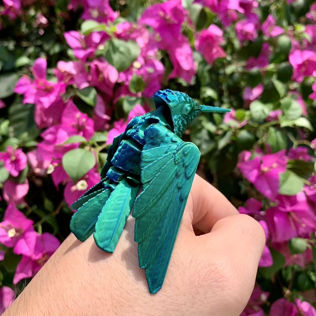 gradient 3d printed hummingbird figurine versatile home - Temu