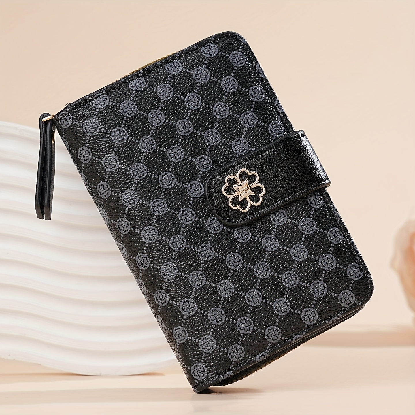 Image of New Style Fashionable Women's Zipper Coin Purse And Snap Wallet - Large Capacity, Multi-functional Card Holder, Card Wallet