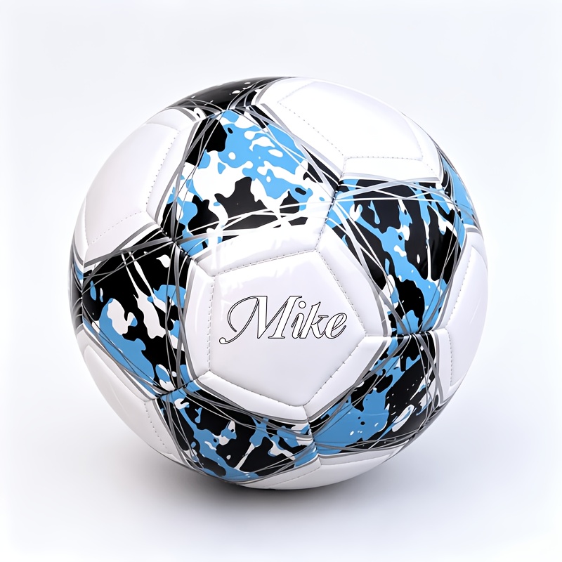 TEMU Custom Professional Size 5 Soccer Ball - Unique Soccer Gift, Suitable For Home Decor, Birthdays, Anniversaries, Halloween, Christmas, Weddings,