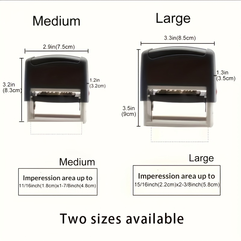 Image of Customize Your Own Personalized Signature With This High-quality Self-inking Stamp That Allows For Repeated Use. Perfect For Tasks, Sealing Friendship Notes, And Making Convenient