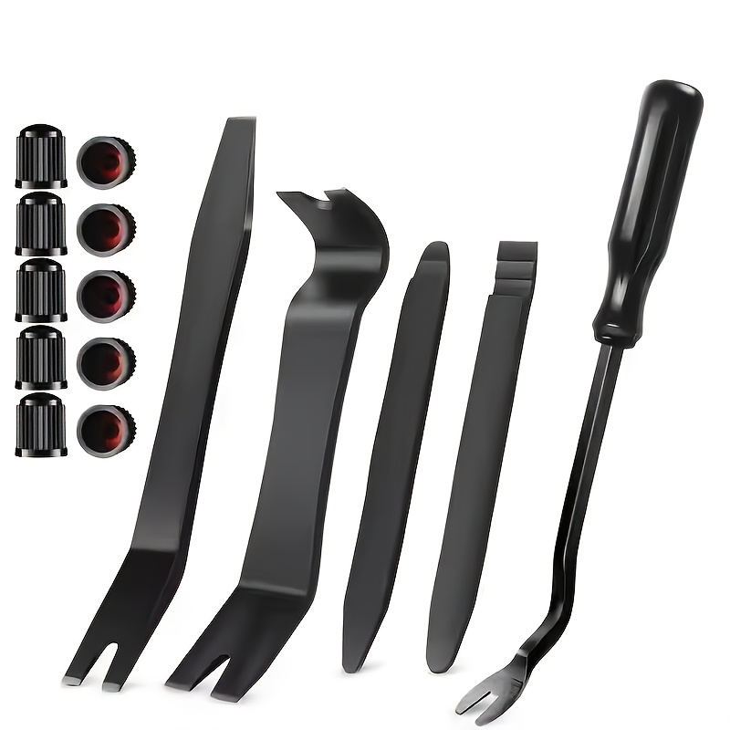 TEMU Kit da 15 pezzi di bottoni a pressione per autoveicoli - Strumento in plastica per spingere e rimuovere i bottoni, per pannelli interni 'auto,