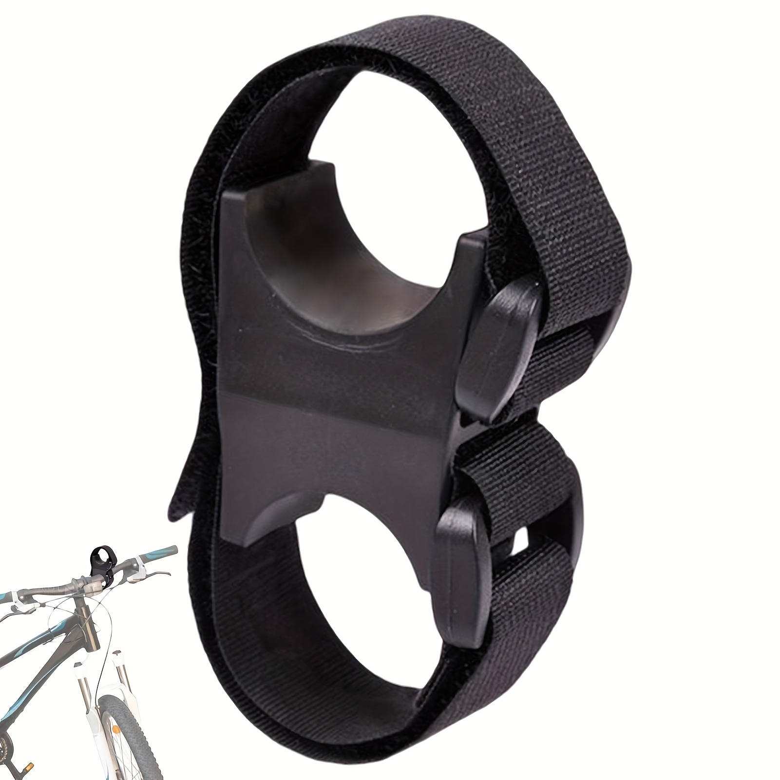 TEMU 1-Pack Clip Multifunzionale per Torcia, Morsetto per Bicicletta, Clip di Fissaggio a Forma di 8