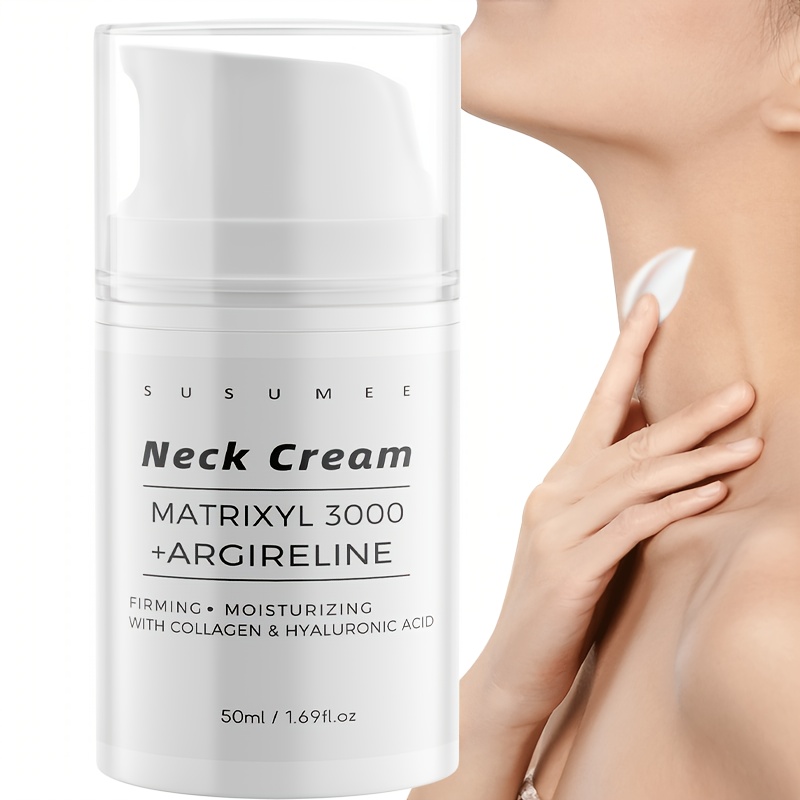 Image of 3000 Firming Neck Cream-with , Collagen And Hyaluronic Acid, Firming And Nourishing Neck Skin, With Plant Squalane, For Men And Women 50ml/1.69fl.oz With Plant Squalane