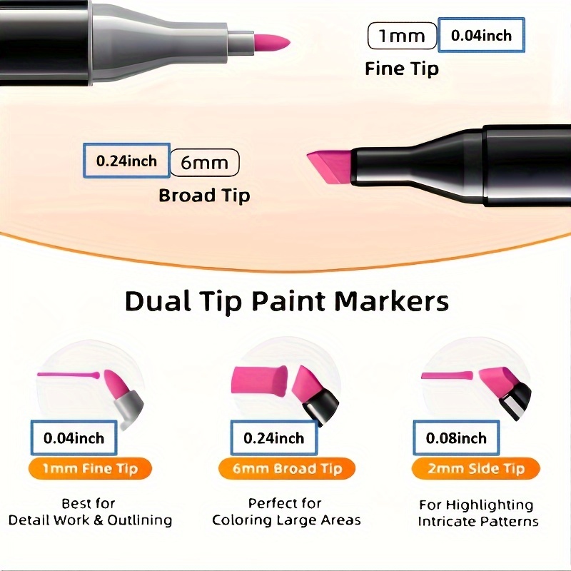 Touch Double Head Marker Set Alcohol Oily Watercolor Pen - Temu